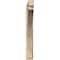 Ekena Millwork Thorton Block Rough Sawn Outlooker, Douglas Fir, 6"W x 34"D x 46"H OUT06X34X46THR05RDF - alternate 3